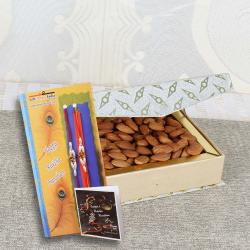  Almond Box with Rakhi