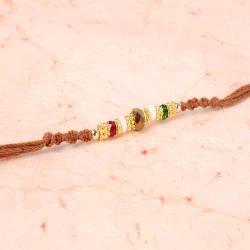 Fancy Beads Rakhi Online