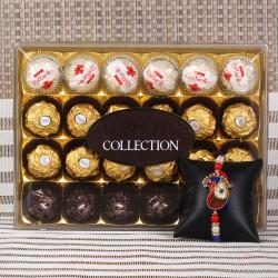 Ferrero Collection with Designer Zardosi Rakhi