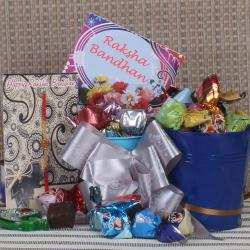 Rakhi Gift Bucket of Chocolates