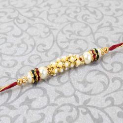 Stunning Tiny Pearl Beads Rakhi